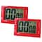 6 Packs: 2 ct. (12 total) Ashley Productions Big Red Digital Timers